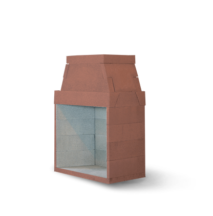 Isokern Maximus Traditional 48" Gas Burning Fireplace - 82D48