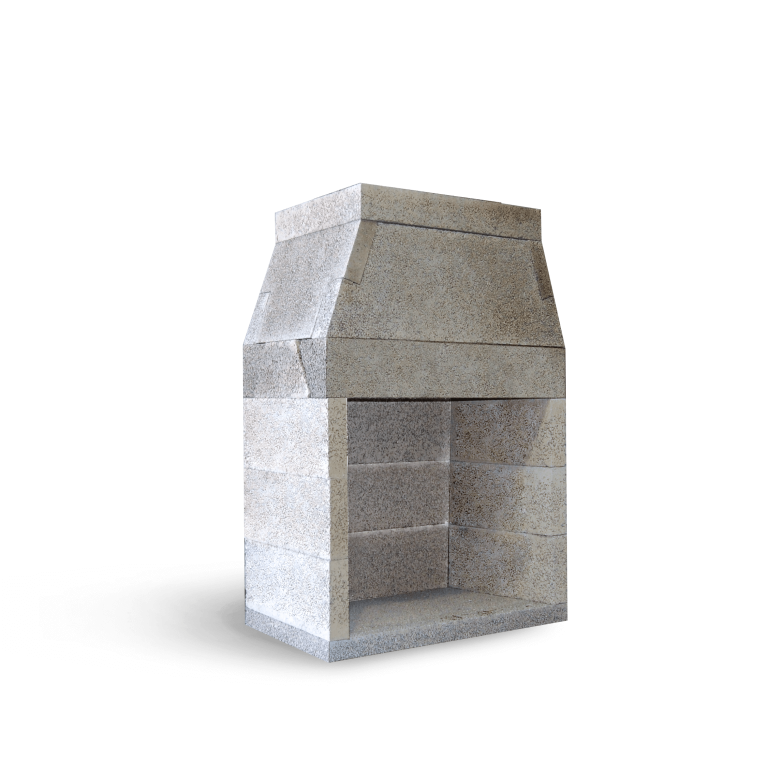 Isokern Standard 36" Wood Burning Fireplace - 80S36