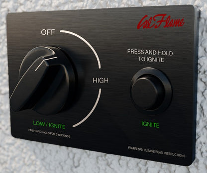 Cal Flame Indio - Contemporary Outdoor Gas Fireplace