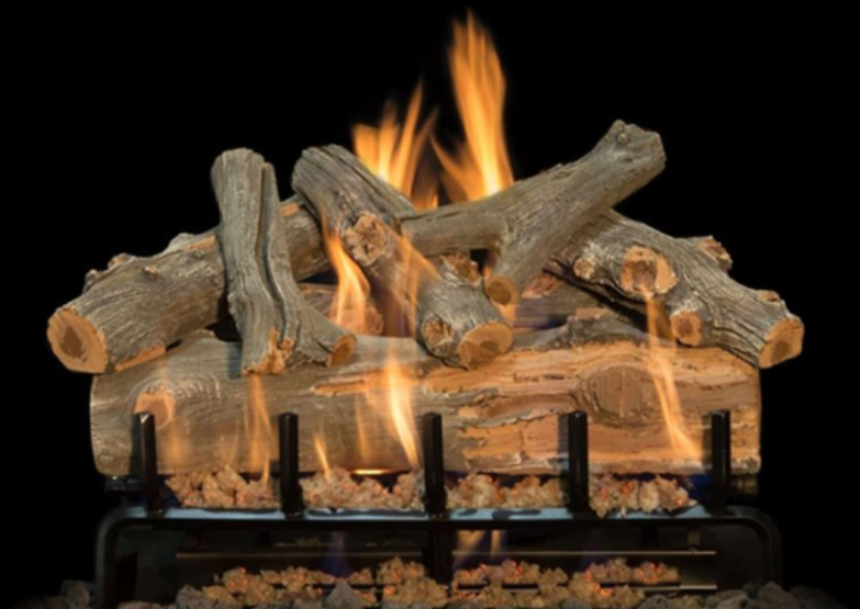 Isokern Arizona Juniper Vented Log Set for Magnum and Standard Fireplaces, 24" to 36"