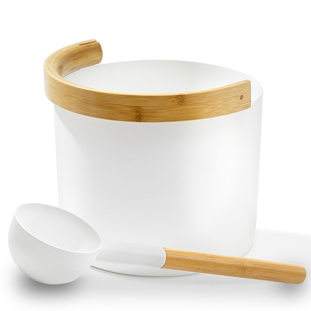 KOLO BUCKET2, LADLE,WHITE-KOLO-B/L-SET2-WH