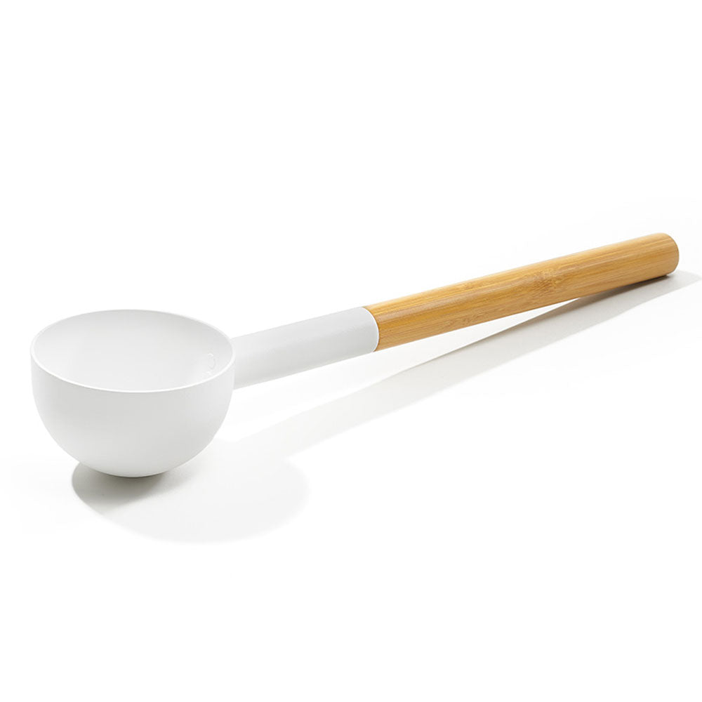 KOLO LADLE,ALUM,BAMBOO,WHITE-29005