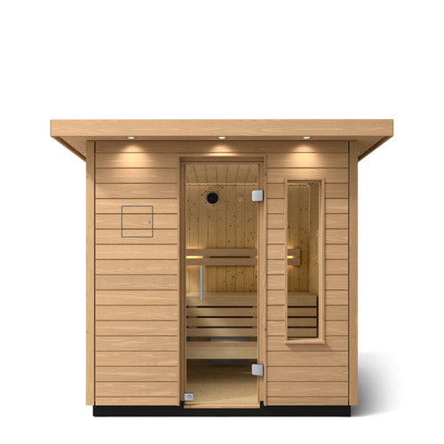 Kohler C2 Douglas Fir Outdoor Sauna Kit, Up to 6 Persons