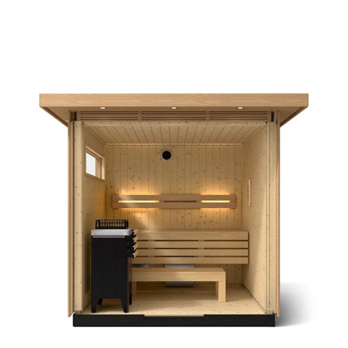 Kohler C2 Douglas Fir Outdoor Sauna Kit, Up to 6 Persons
