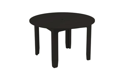 Ledge Lounger Mainstay 48" Round Dining Table (Seats 4 People / Available in 8 Resin Colors) - LL-MS-DT-48RD-RD