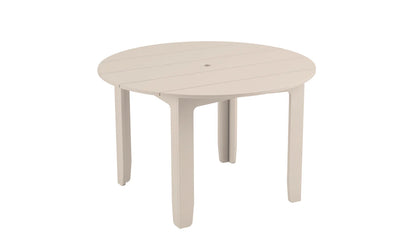 Ledge Lounger Mainstay 48" Round Dining Table (Seats 4 People / Available in 8 Resin Colors) - LL-MS-DT-48RD-RD