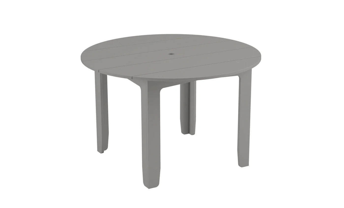 Ledge Lounger Mainstay 48" Round Dining Table (Seats 4 People / Available in 8 Resin Colors) - LL-MS-DT-48RD-RD