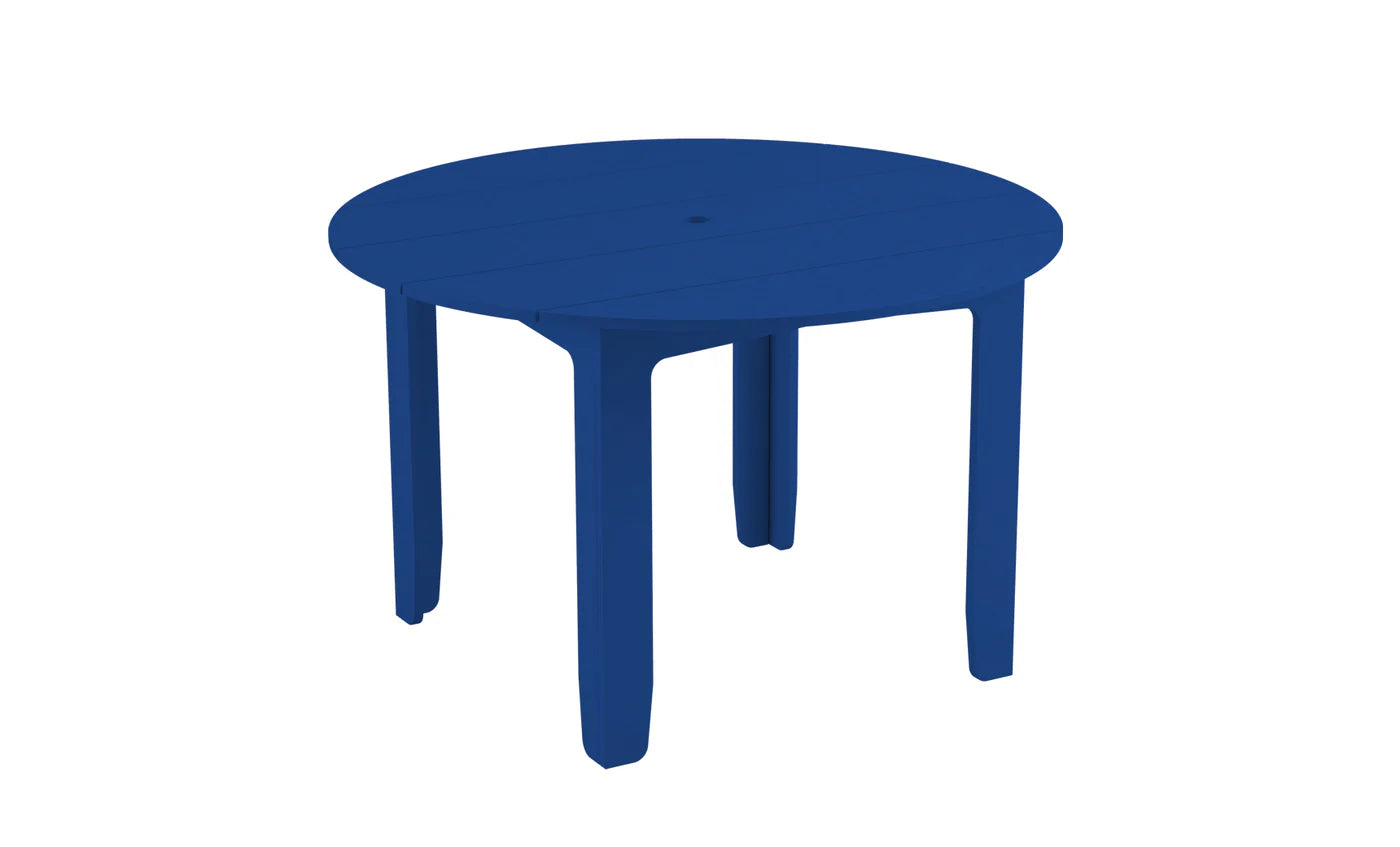 Ledge Lounger Mainstay 48" Round Dining Table (Seats 4 People / Available in 8 Resin Colors) - LL-MS-DT-48RD-RD