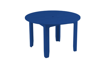 Ledge Lounger Mainstay 48" Round Dining Table (Seats 4 People / Available in 8 Resin Colors) - LL-MS-DT-48RD-RD