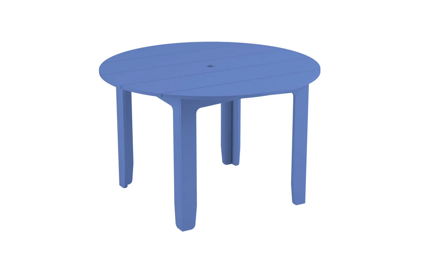 Ledge Lounger Mainstay 48" Round Dining Table (Seats 4 People / Available in 8 Resin Colors) - LL-MS-DT-48RD-RD