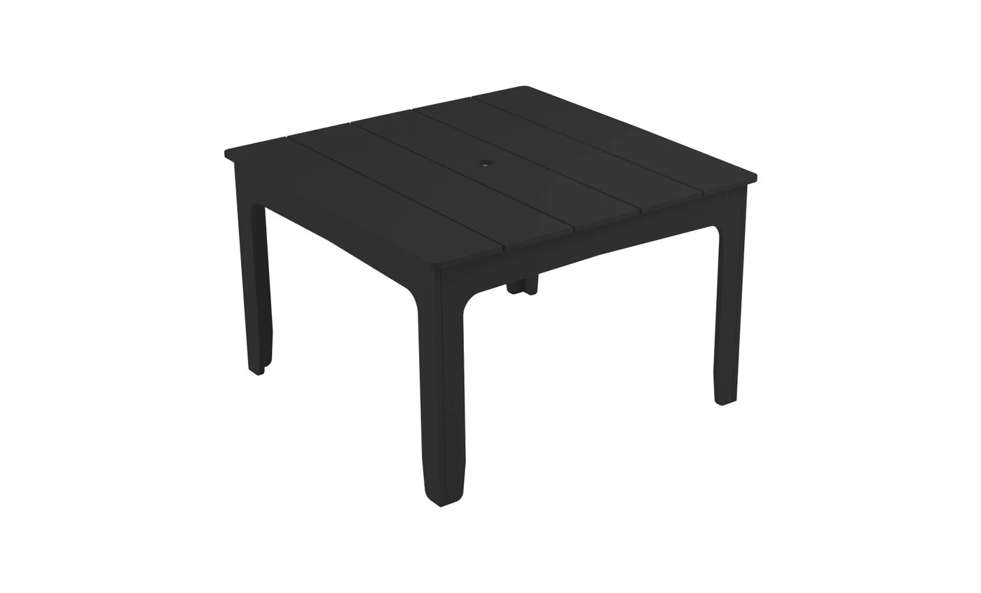 Ledge Lounger Mainstay 48" Square Dining Table (Seats 4 People / Available in 8 Resin Colors) - LL-MS-DT-48SQ-GRY