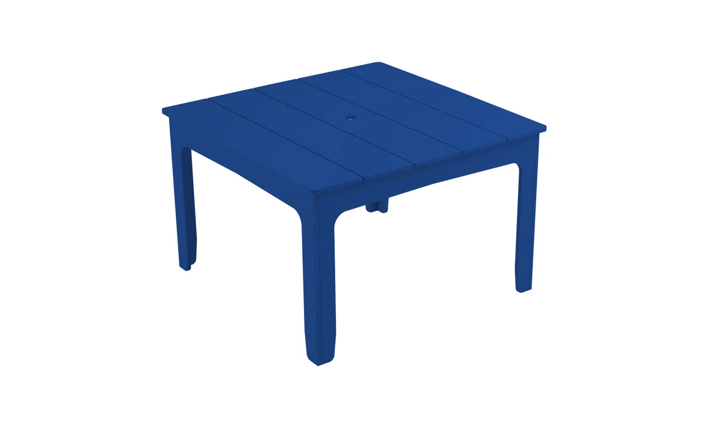 Ledge Lounger Mainstay 48" Square Dining Table (Seats 4 People / Available in 8 Resin Colors) - LL-MS-DT-48SQ-GRY