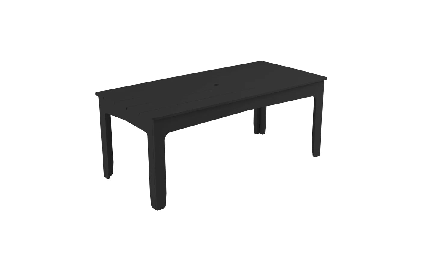 Ledge Lounger Mainstay 75" Rectangular Dining Table (Seats 8 People / Available in 8 Resin Colors) - LL-MS-DT-75RT-SG