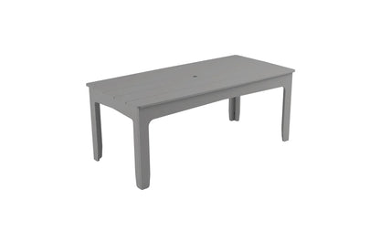 Ledge Lounger Mainstay 75" Rectangular Dining Table (Seats 8 People / Available in 8 Resin Colors) - LL-MS-DT-75RT-SG