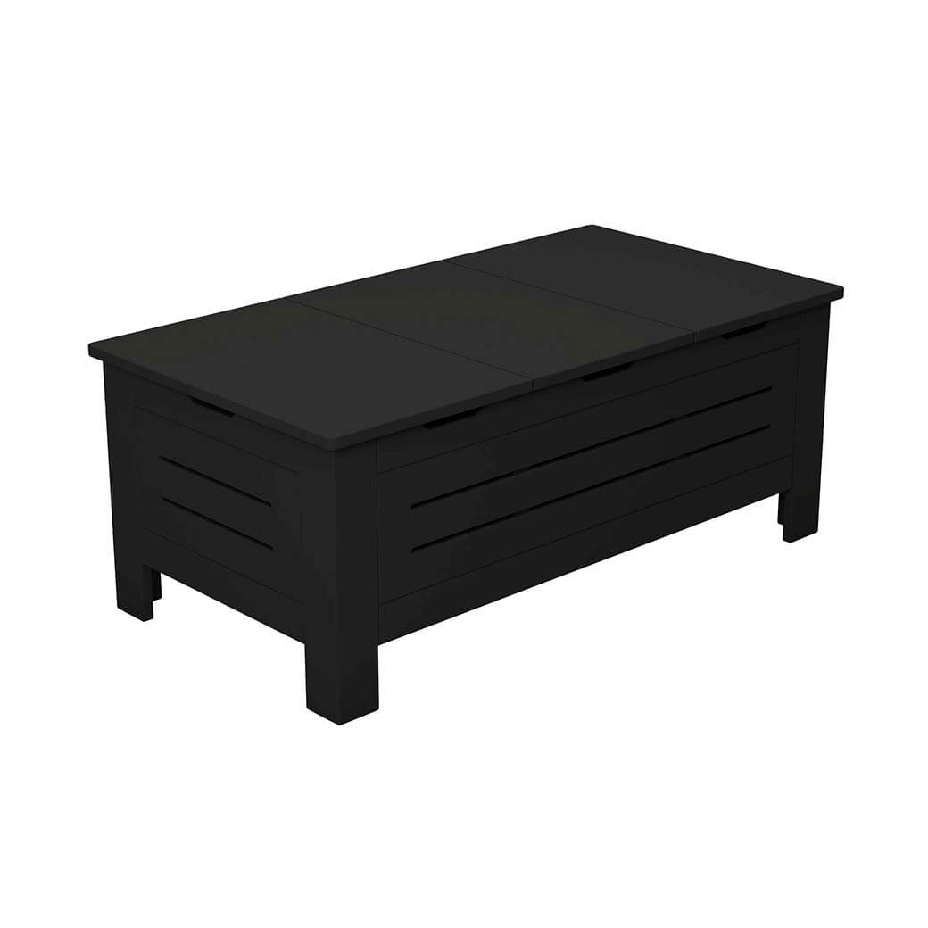 Ledge Lounger Mainstay Storage Coffee Table (Available in 8 Resin Colors) - LL-MS-CT-STG-GRY