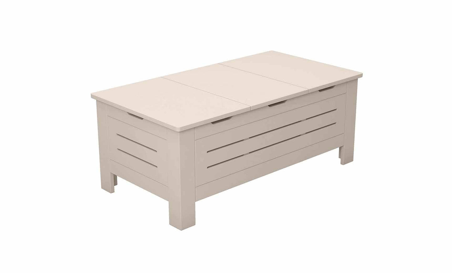 Ledge Lounger Mainstay Storage Coffee Table (Available in 8 Resin Colors) - LL-MS-CT-STG-GRY