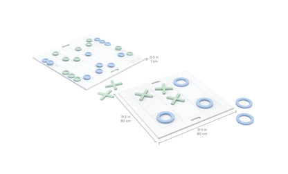 Ledge Lounger Giant Checkers & Tic Tac Toe - LL-GM-CT