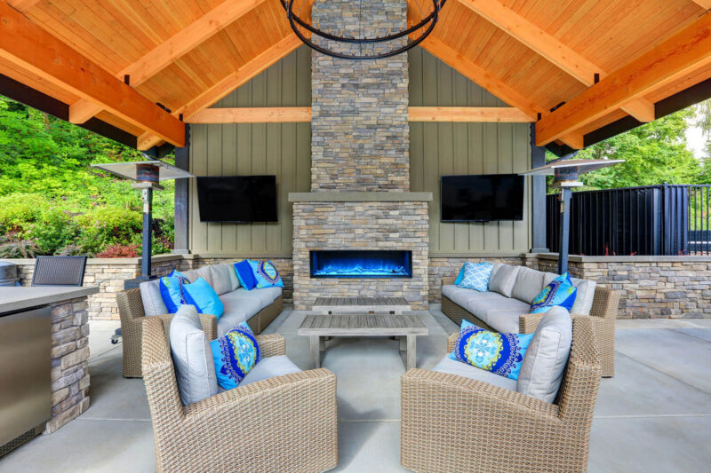 Modern Flames 80” Landscape Pro Multi-Sided Built-In Electric Fireplace – LPM-8016