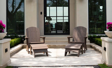Ledge Lounger Legacy Adirondack Ottoman (Available in 12 Resin Colors) - LL-LY-AO-HV