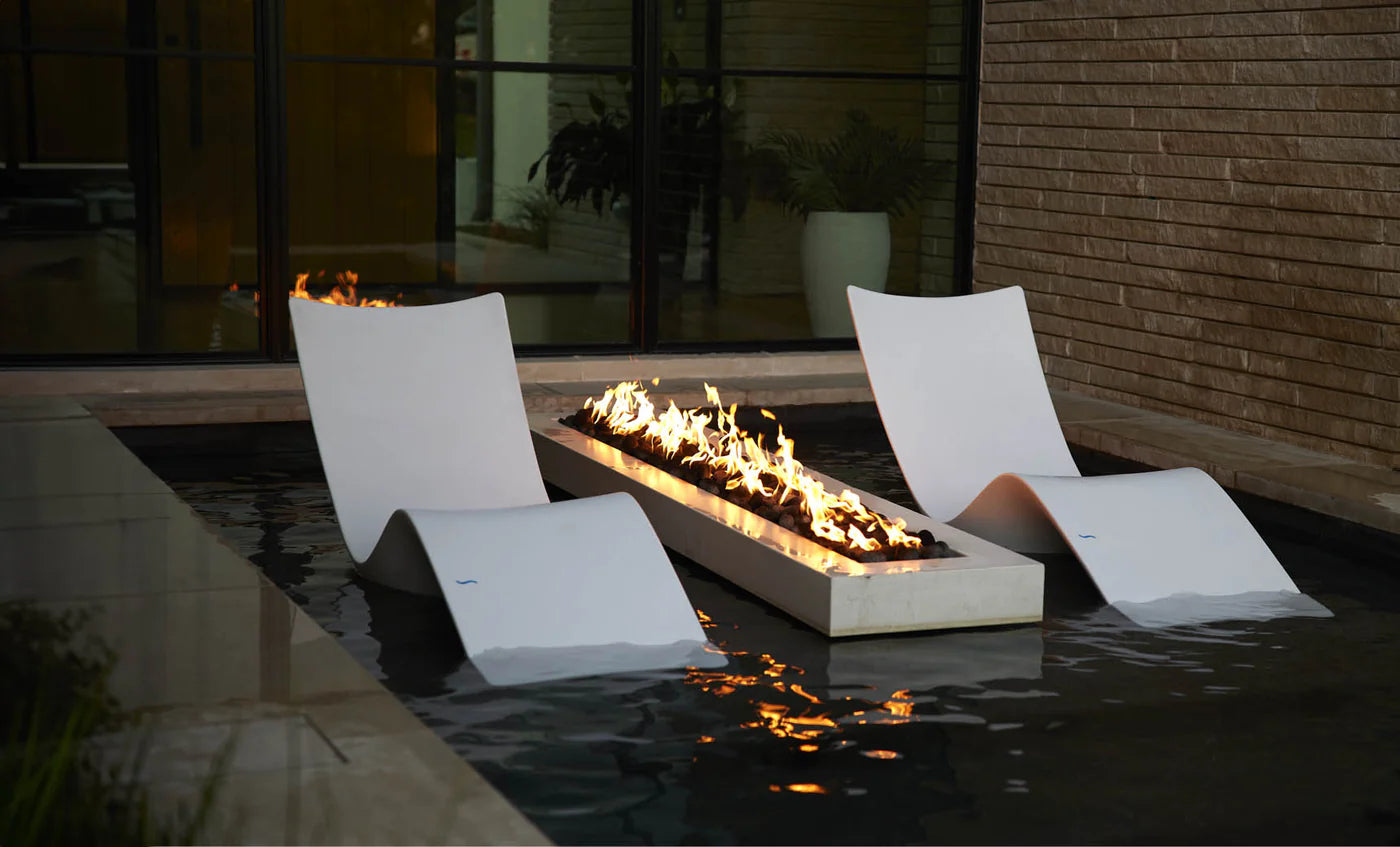 Ledge Lounger In-Pool Autograph Chaise (Available in 4 Resin Colors) - LL-AG-C-WH