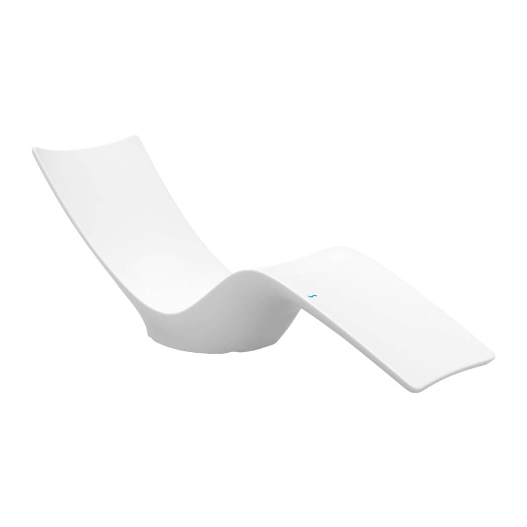 Ledge Lounger In-Pool Autograph Chaise (Available in 4 Resin Colors) - LL-AG-C-WH