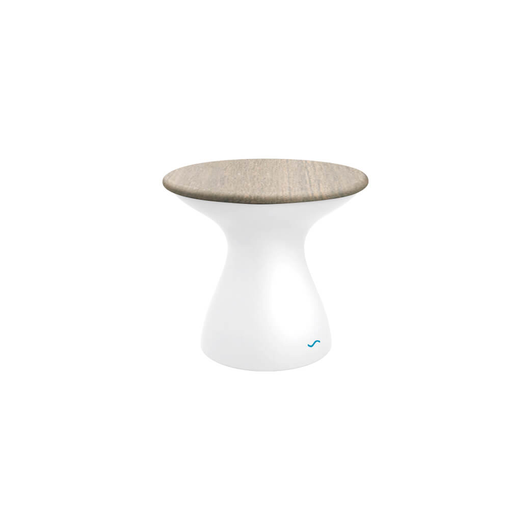 Ledge Lounger In-Pool Autograph Standard Side Table (Available in 16 Variants) - LL-AG-ST-RL-WH-WH