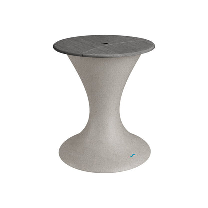 Ledge Lounger In-Pool Autograph Umbrella Stand Ice Bin (Available in 16 Variants) - LL-AG-US-LC-WH-WH