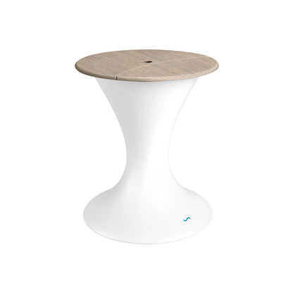 Ledge Lounger In-Pool Autograph Umbrella Stand Ice Bin (Available in 16 Variants) - LL-AG-US-LC-WH-WH
