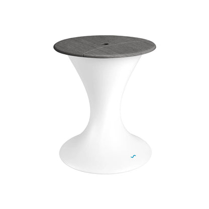 Ledge Lounger In-Pool Autograph Umbrella Stand Ice Bin (Available in 16 Variants) - LL-AG-US-LC-WH-WH