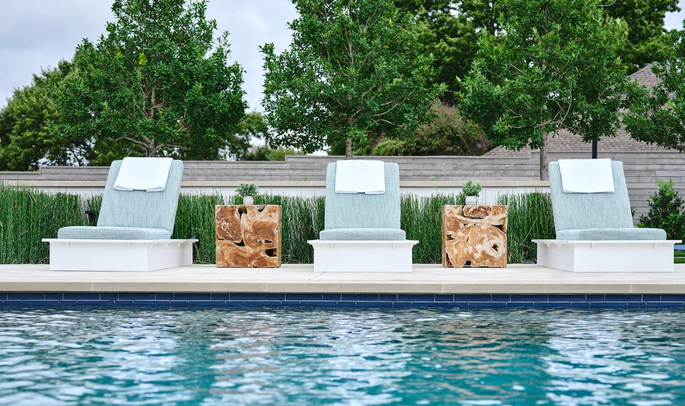 Ledge Lounger Echo Chaise (Available in 8 Resin Colors & 12 Fabrics) - LL-EO-C-WE-STD-4633