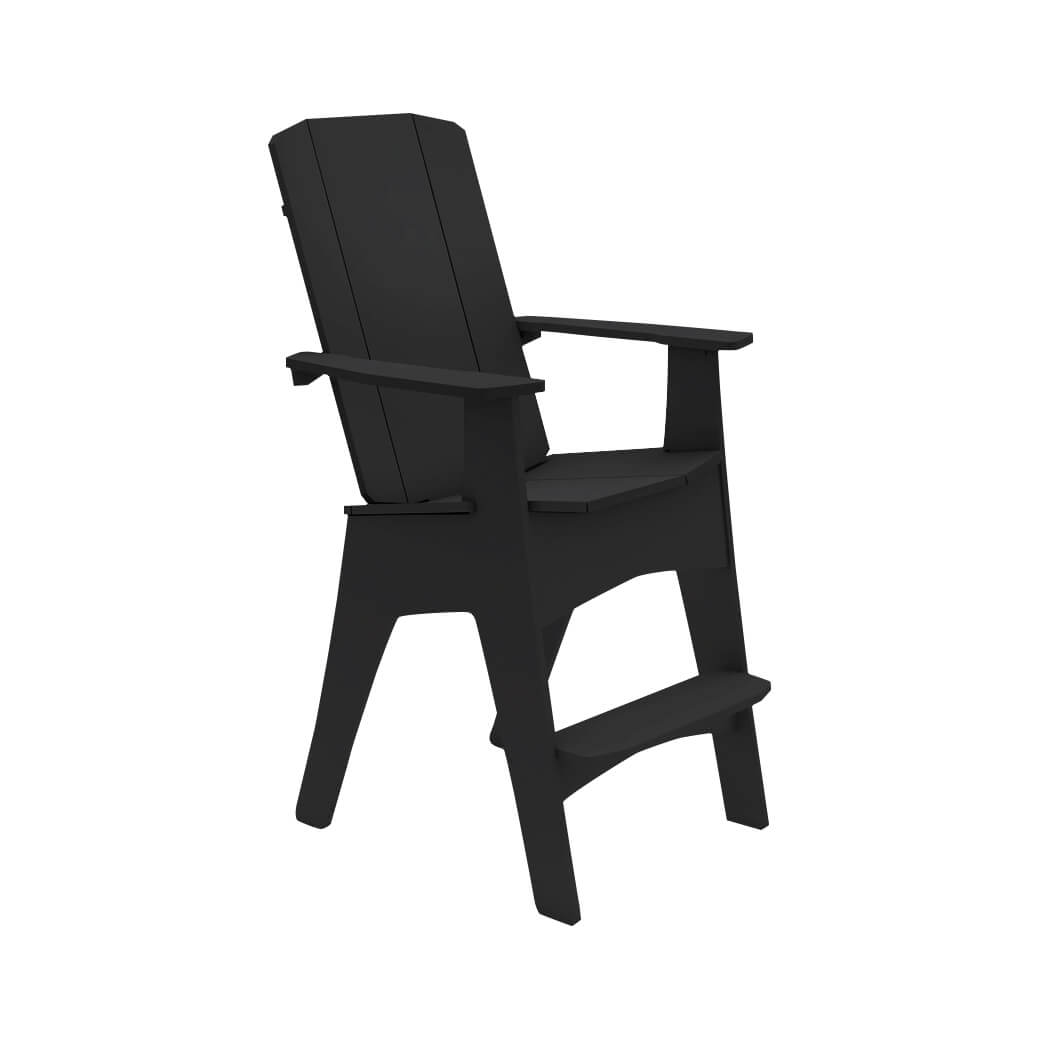 Ledge Lounger Mainstay Adirondack Tall Chair (Available in 8 Resin Colors) - LL-MS-AT-SB