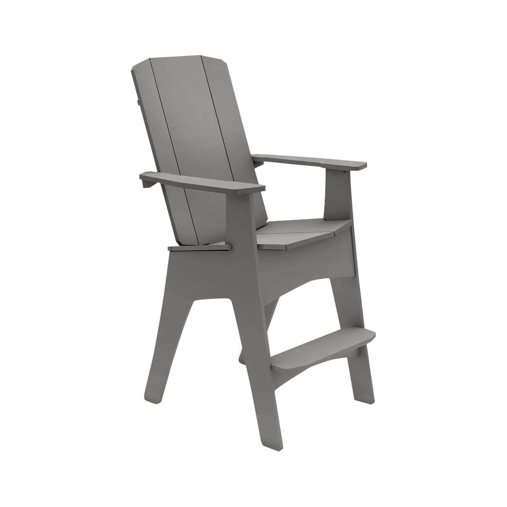 Ledge Lounger Mainstay Adirondack Tall Chair (Available in 8 Resin Colors) - LL-MS-AT-SB