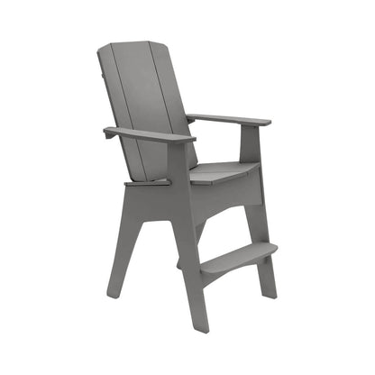 Ledge Lounger Mainstay Adirondack Tall Chair (Available in 8 Resin Colors) - LL-MS-AT-SB