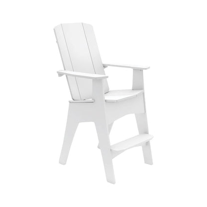 Ledge Lounger Mainstay Adirondack Tall Chair (Available in 8 Resin Colors) - LL-MS-AT-SB