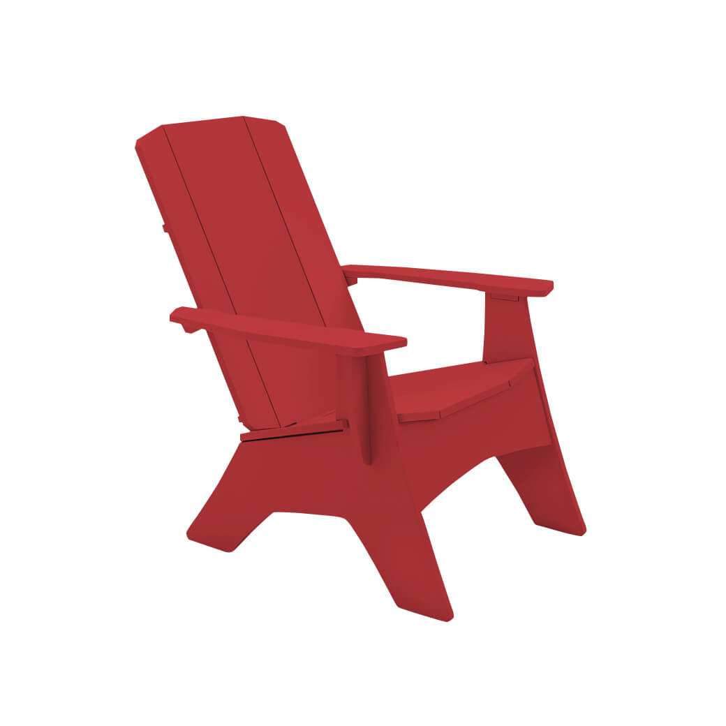 Ledge Lounger Mainstay Adirondack Chair (Available in 8 Resin Colors) - LL-MS-A-R-RD