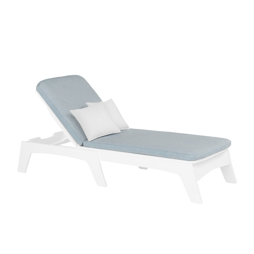 Ledge Lounger Mainstay Chaise (Available in 8 Resin Colors) - LL-MS-C-WH