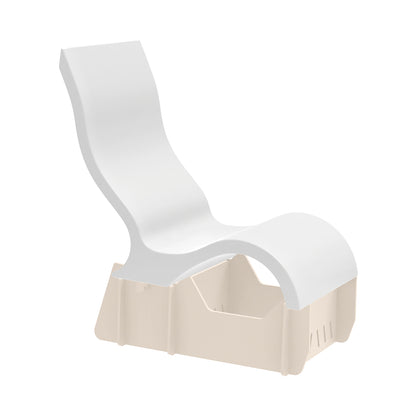 Ledge Lounger Signature Chair Riser (Water depth is between 15" & 18") - LL-SG-CR-RISER-15-18-CL
