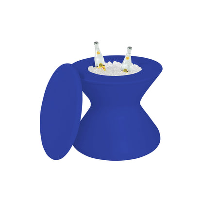 Ledge Lounger Signature Tall Ice Bin Side Table (Available in 8 Resin Colors / Lid Sold Separately) - LL-SG-ST-22NL-WH