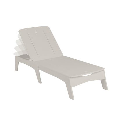 Ledge Lounger Mainstay Chaise (Available in 8 Resin Colors) - LL-MS-C-WH