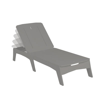 Ledge Lounger Mainstay Chaise (Available in 8 Resin Colors) - LL-MS-C-WH