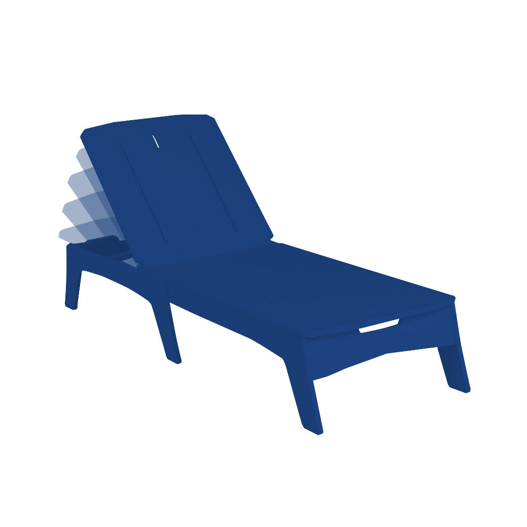 Ledge Lounger Mainstay Chaise (Available in 8 Resin Colors) - LL-MS-C-WH