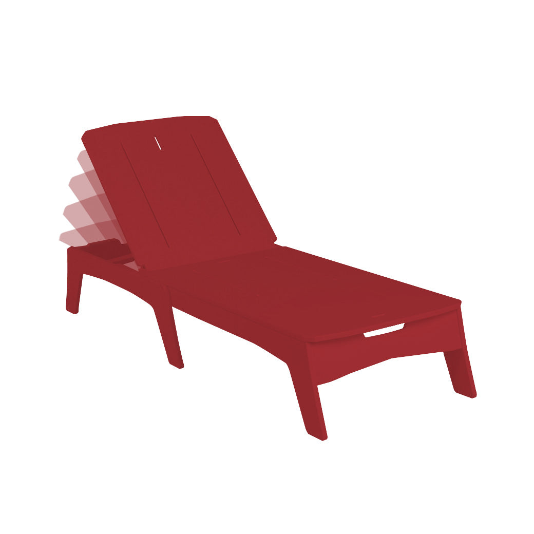 Ledge Lounger Mainstay Chaise (Available in 8 Resin Colors) - LL-MS-C-WH