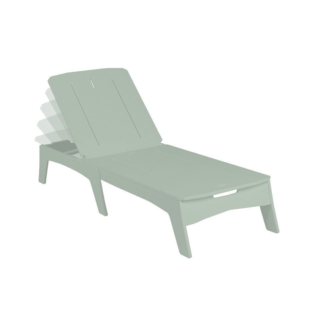 Ledge Lounger Mainstay Chaise (Available in 8 Resin Colors) - LL-MS-C-WH