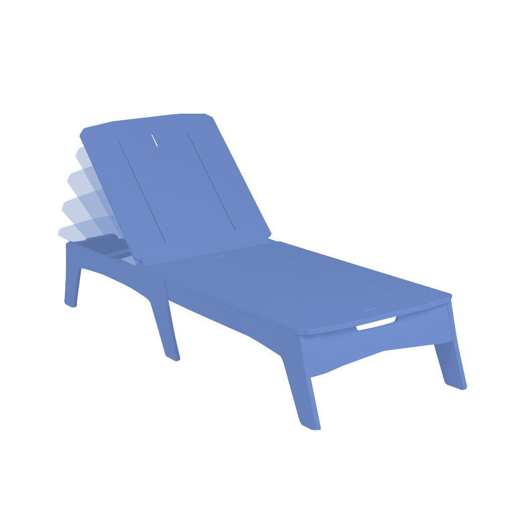 Ledge Lounger Mainstay Chaise (Available in 8 Resin Colors) - LL-MS-C-WH