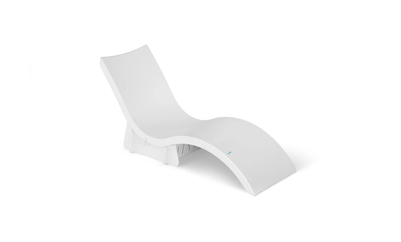 Ledge Lounger Signature Chaise Riser (Water depth is between 9" & 12") - LL-SG-C-RISER-9-12-WH