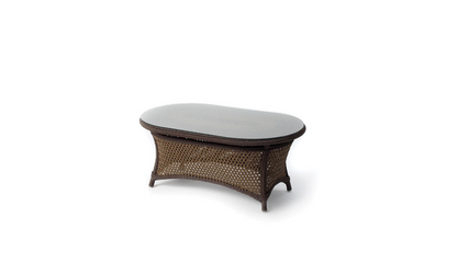 Lloyd Flanders Grand Traverse 43" Oval Cocktail Table - 71952
