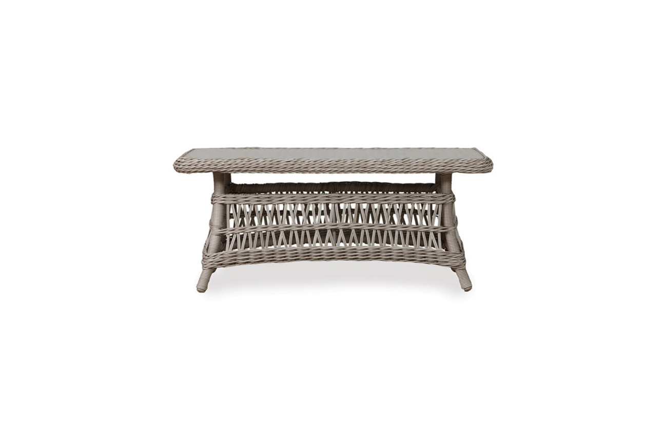 Lloyd Flanders Mackinac 44" Rectangular Cocktail Table - 273144