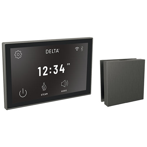 Delta SteamScape™ Deluxe System - Digital Interface and Square Steam Head