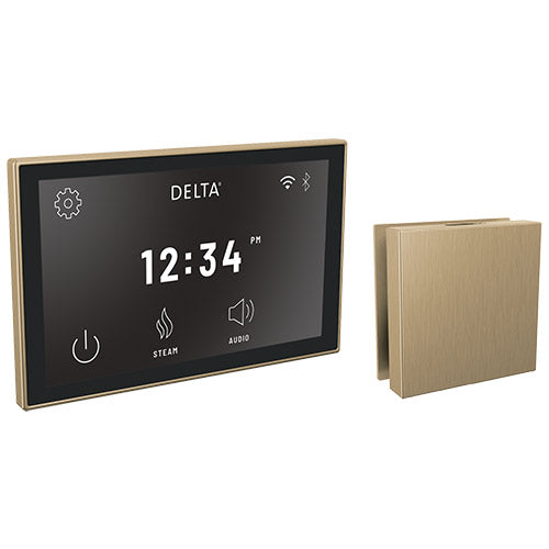 Delta SteamScape™ Deluxe System - Digital Interface and Square Steam Head