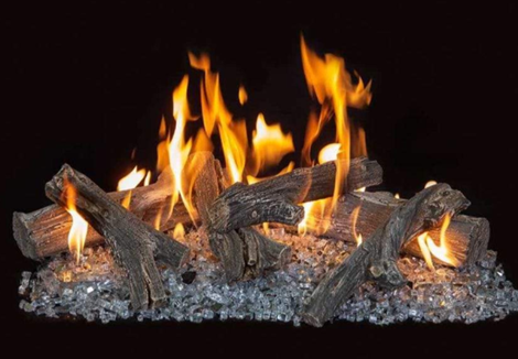 Isokern Linear Western Driftwood Log Set, 36" to 96"